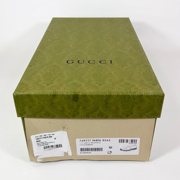 Gucci Interlocking G Raffia Leather Espadrille - Men’s 10.5 - Picture 8 of 8